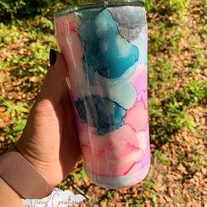 Watercolor tumbler